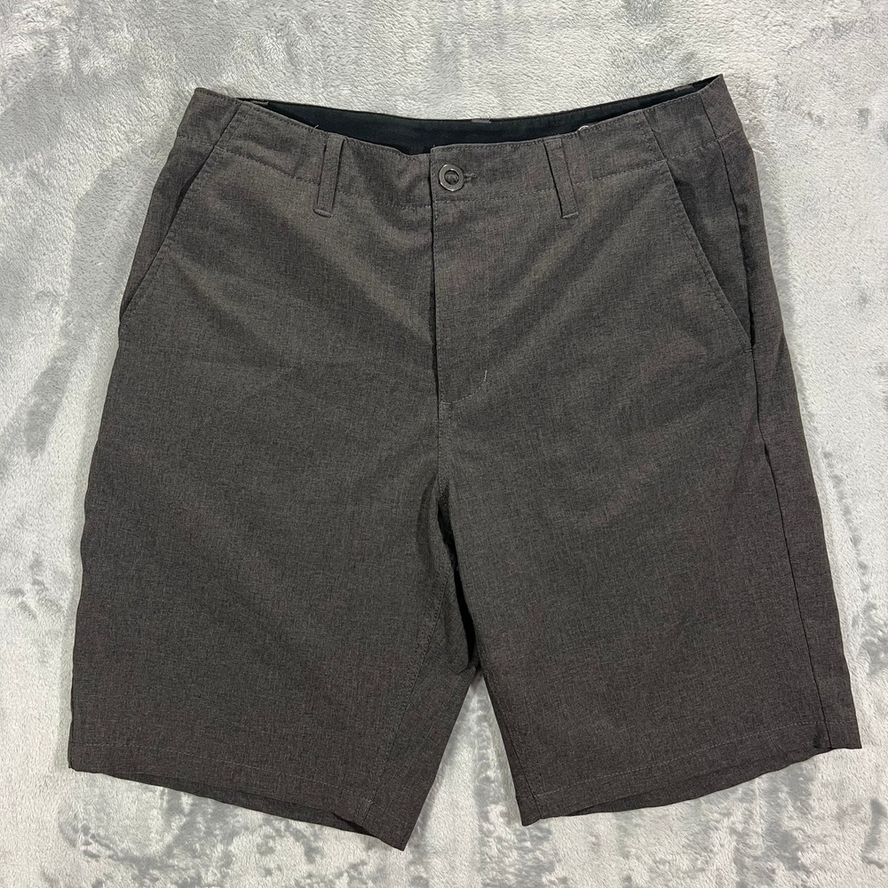 VOLCOM Surf & Turf Hybrid Shorts Mens 30 Charcoal Grey 4-Way Stretch Summer